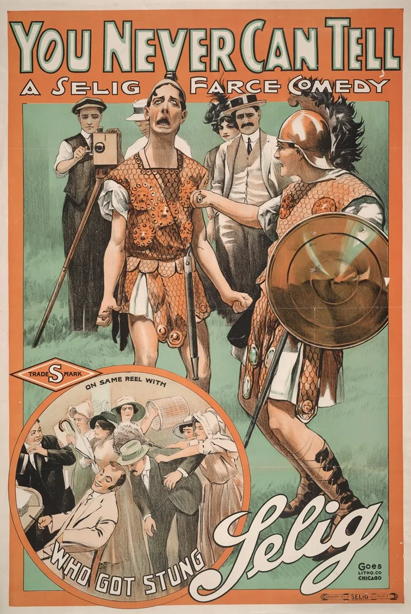 You Never Can Tell A Selig Farce Comedy Wall Art by Goes Litho. Co. - High-Resolution Digital Print