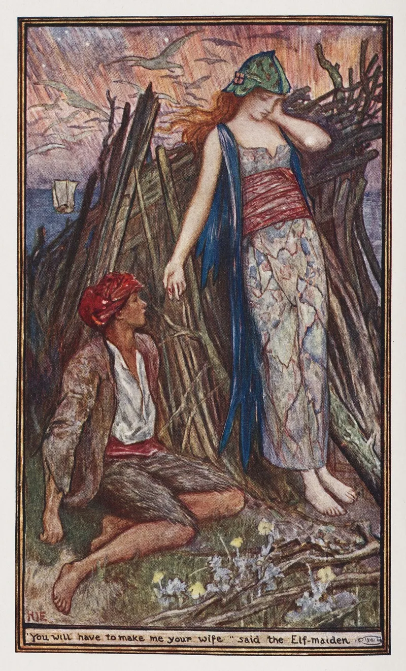 You Will Have To Make Me Your Wife Said The Eld Maiden