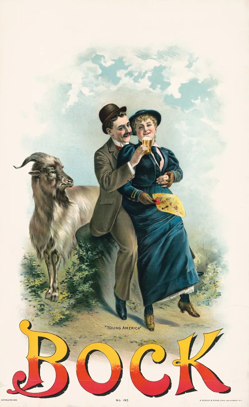 Young America Bock No 193 Wall Art by Henry Jerome Schile - High-Resolution Digital Print
