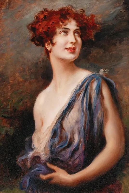 Young Beauty 2 Wall Art by Leopold Schmutzler - High-Resolution Digital Print