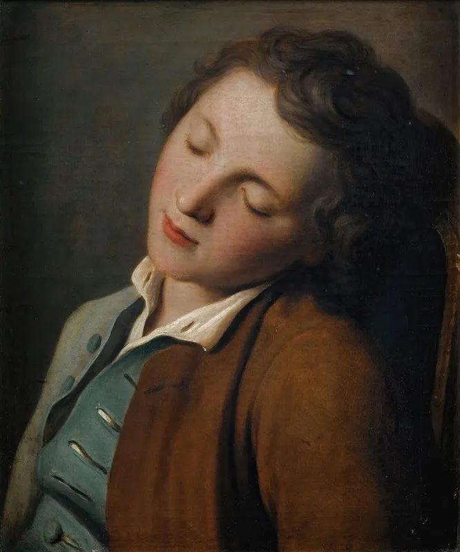 Young Boy Sleeping Wall Art by Pietro Rotari - High-Resolution Digital Print