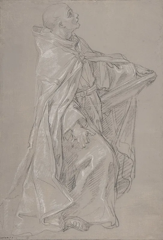 Young Cleric In A Cope Holding A Book