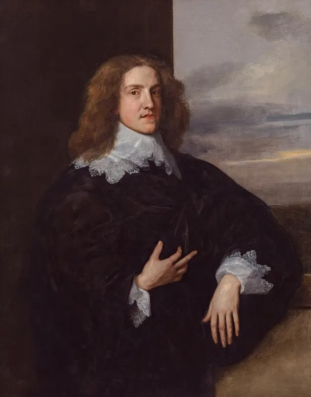 Young Gentleman Wall Art by Anthony van Dyck - High-Resolution Digital Print