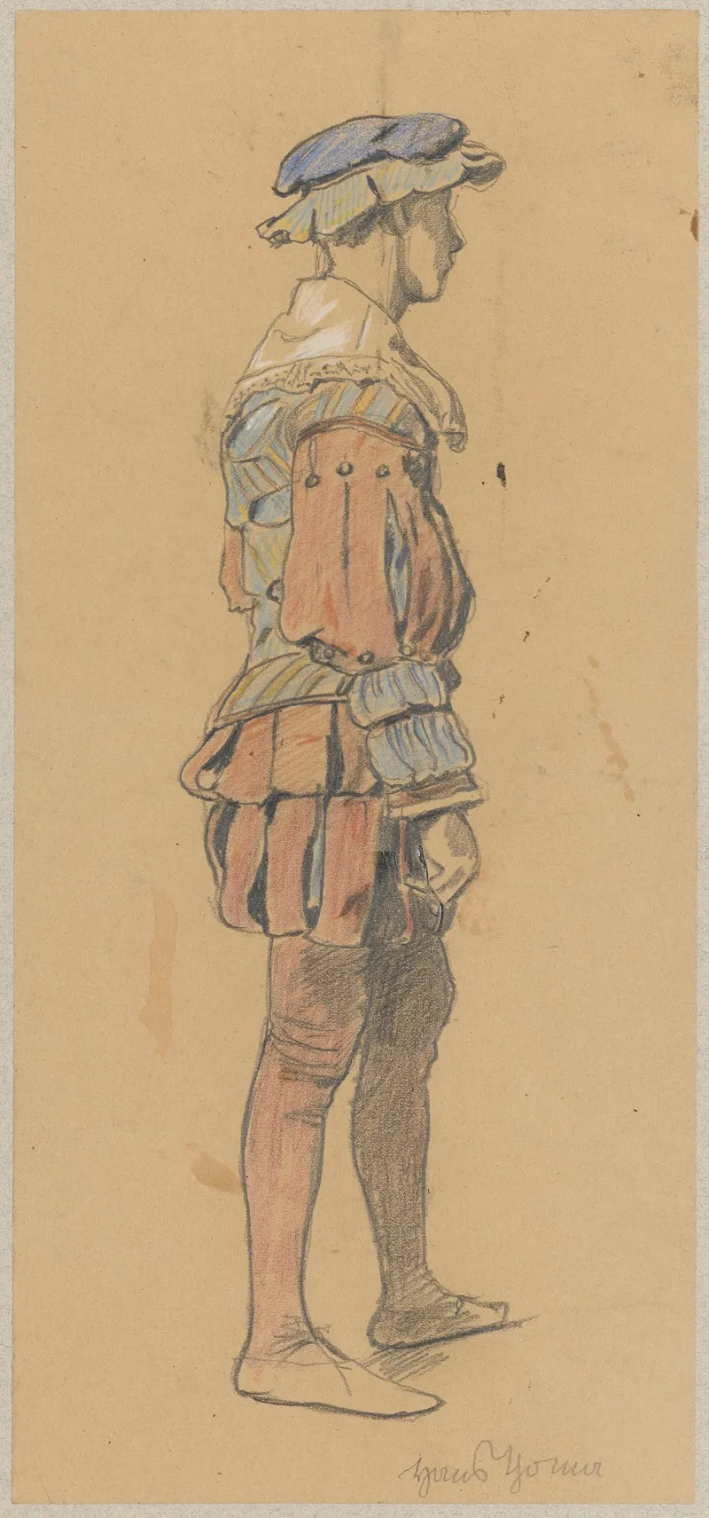 Young Man In A Renaissance Costume