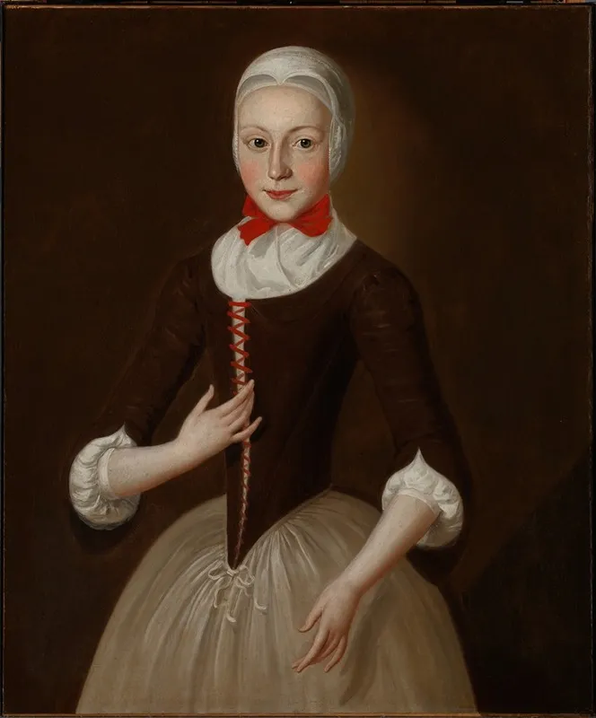 Young Moravian Girl Wall Art by John Valentine Haidt - High-Resolution Digital Print