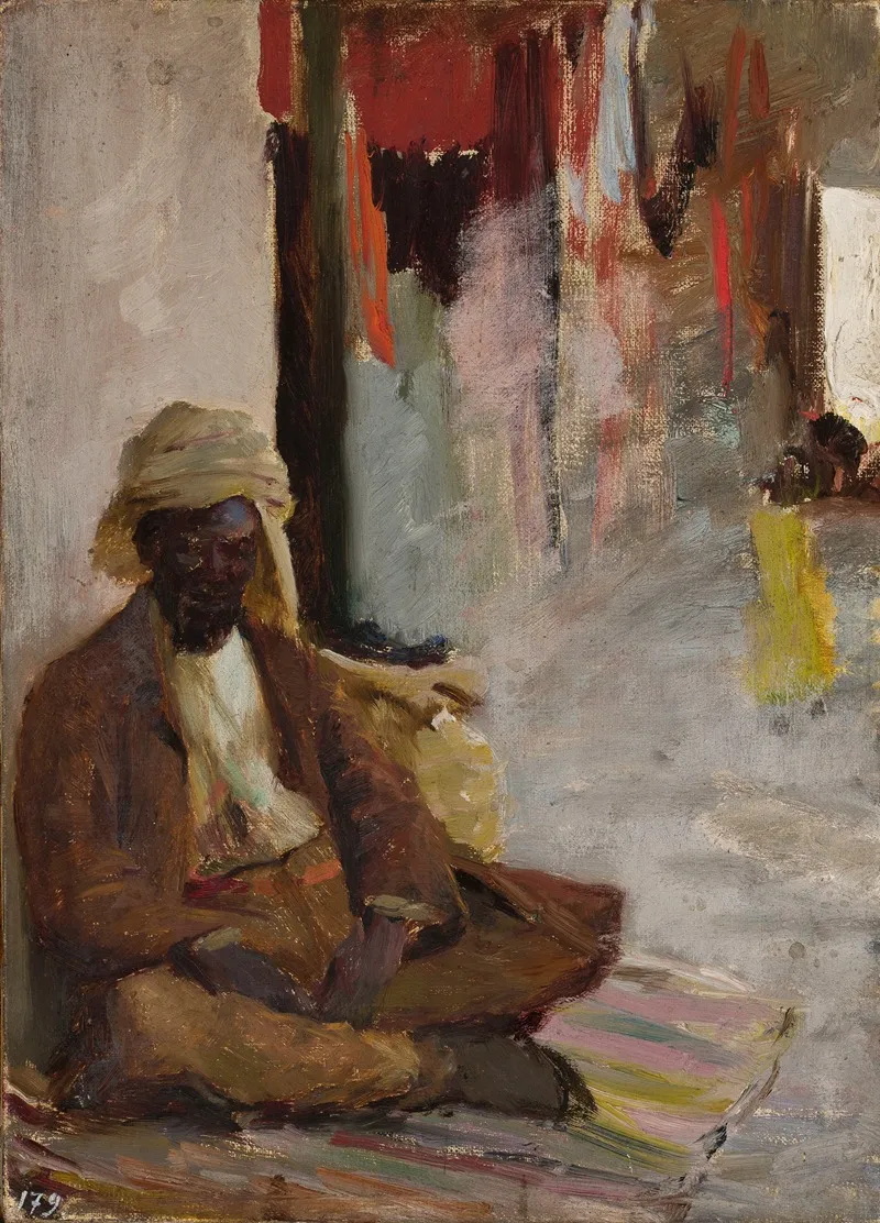 Young Tartar In Bakhchisaray From The Journey To Crimea