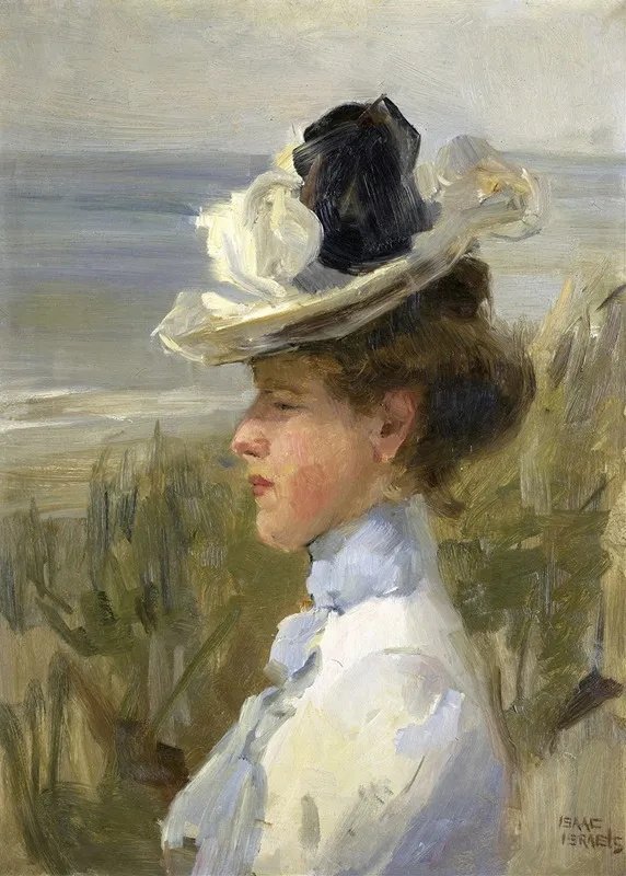 Young Woman Gazing At The Sea Wall Art by Isaac Israëls - Canvas Print