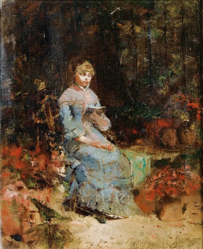 Young Woman Reading 2