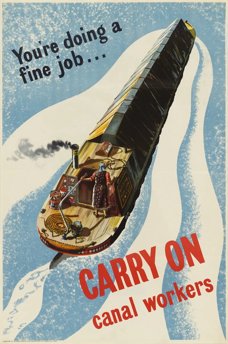 Youre Doing A Fine Jobcarry On Canal Workers