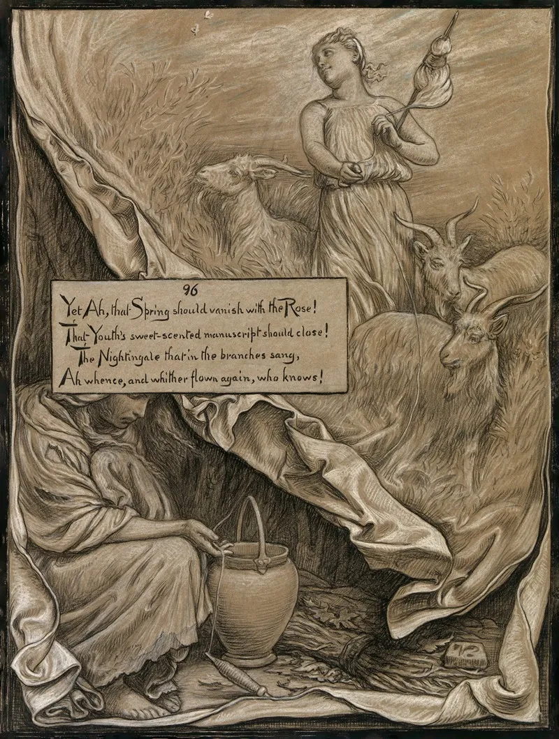 Youth And Age Wall Art by Elihu Vedder - High-Resolution Digital Print