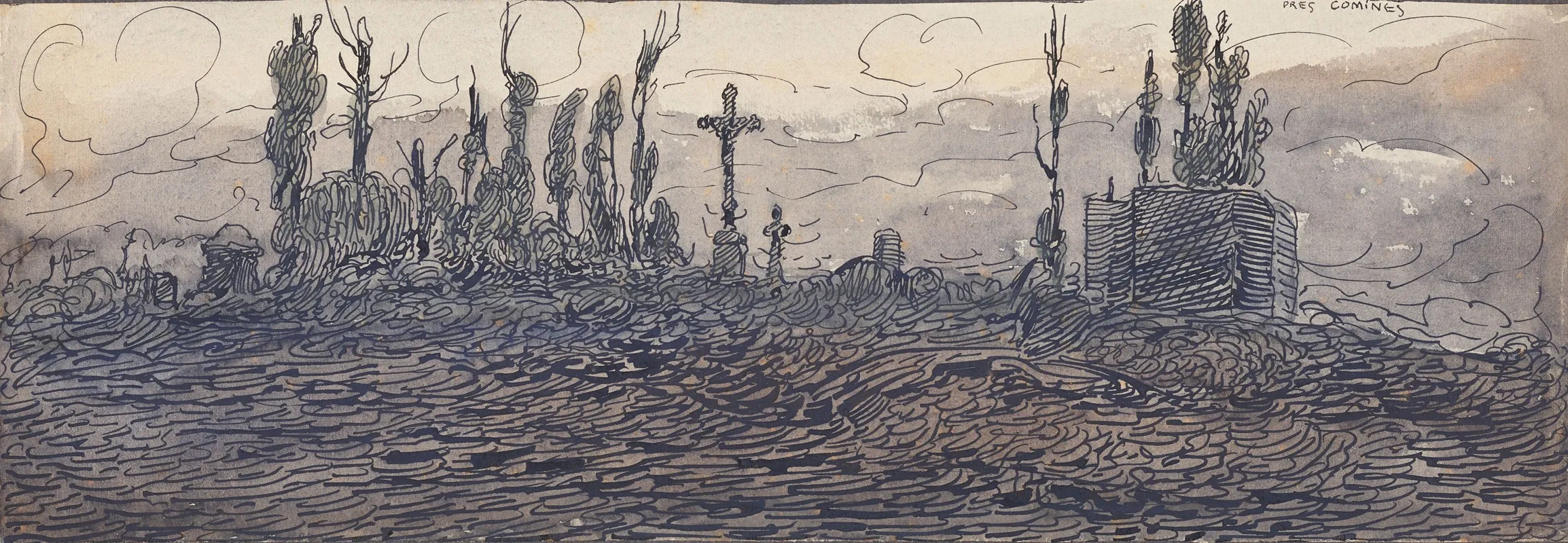Ypres Remember 3 Wall Art by Alfred Ost - High-Resolution Digital Print