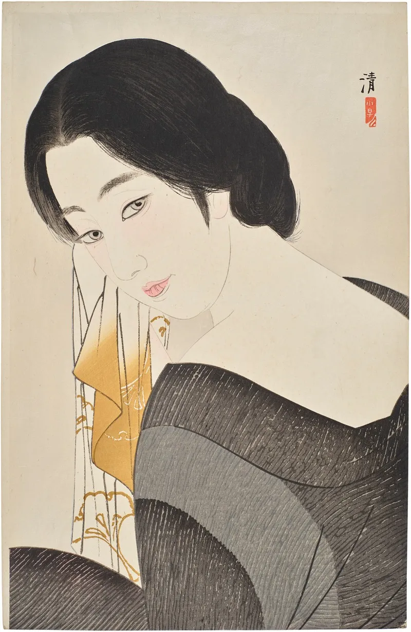 Yuagari After Bath Wall Art by Kobayakawa Kiyoshi - High-Resolution Digital Print