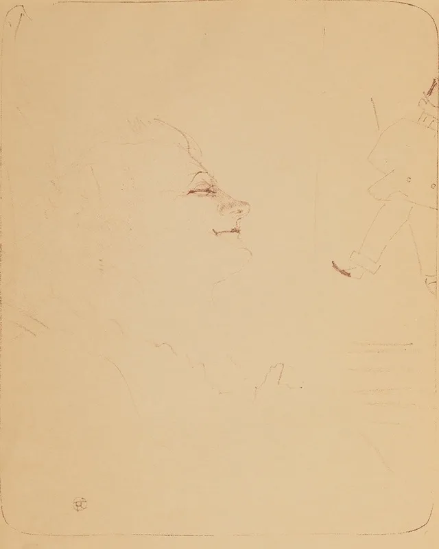 Yvette Guilbert Pl 6 Wall Art by Henri de Toulouse-Lautrec - High-Resolution Digital Print