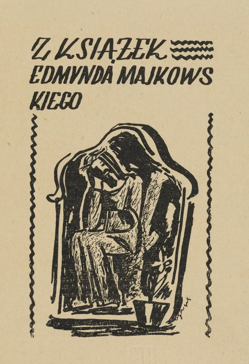 Z Ksiazek Edmunda Majkowskiego Wall Art by Witold Gawęcki - High-Resolution Digital Print