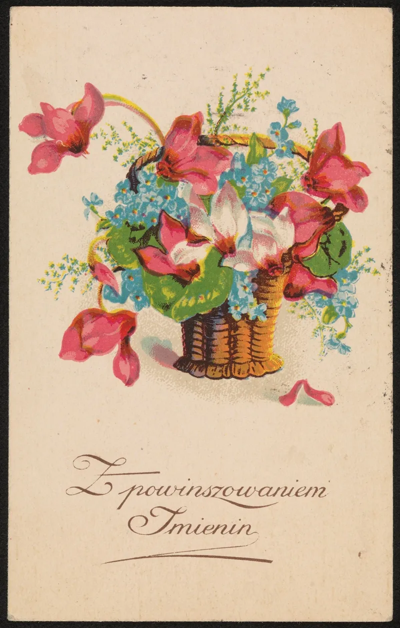 Z Powinszowaniem Imienin 7 Wall Art by Hefner K. i Berger J - High-Resolution Digital Print