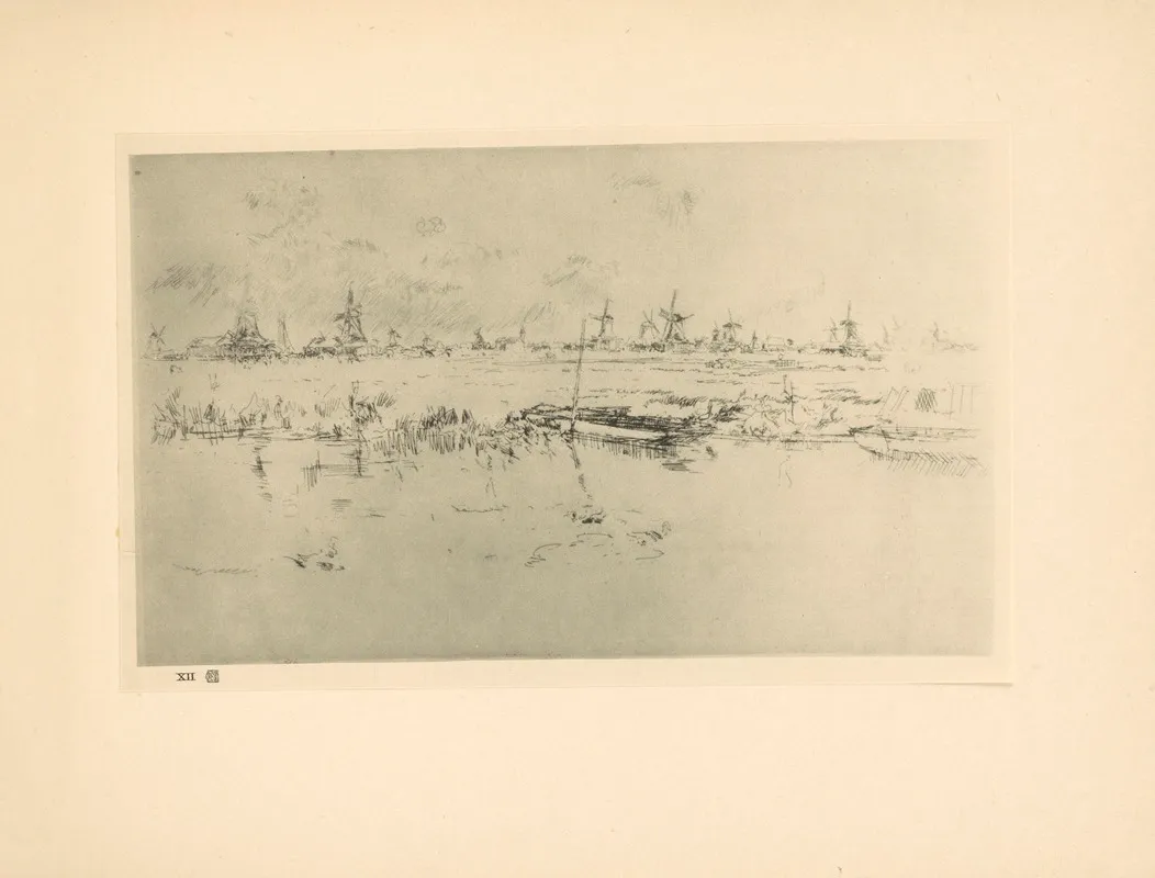 Zaandam 2 Wall Art by James Abbott McNeill Whistler - High-Resolution Digital Print