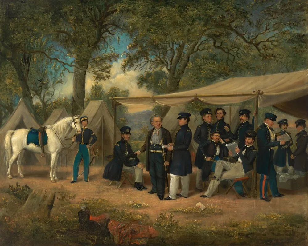 Zachary Taylor At Walnut Springs Wall Art by William Garl Browne Jr. - High-Resolution Digital Print