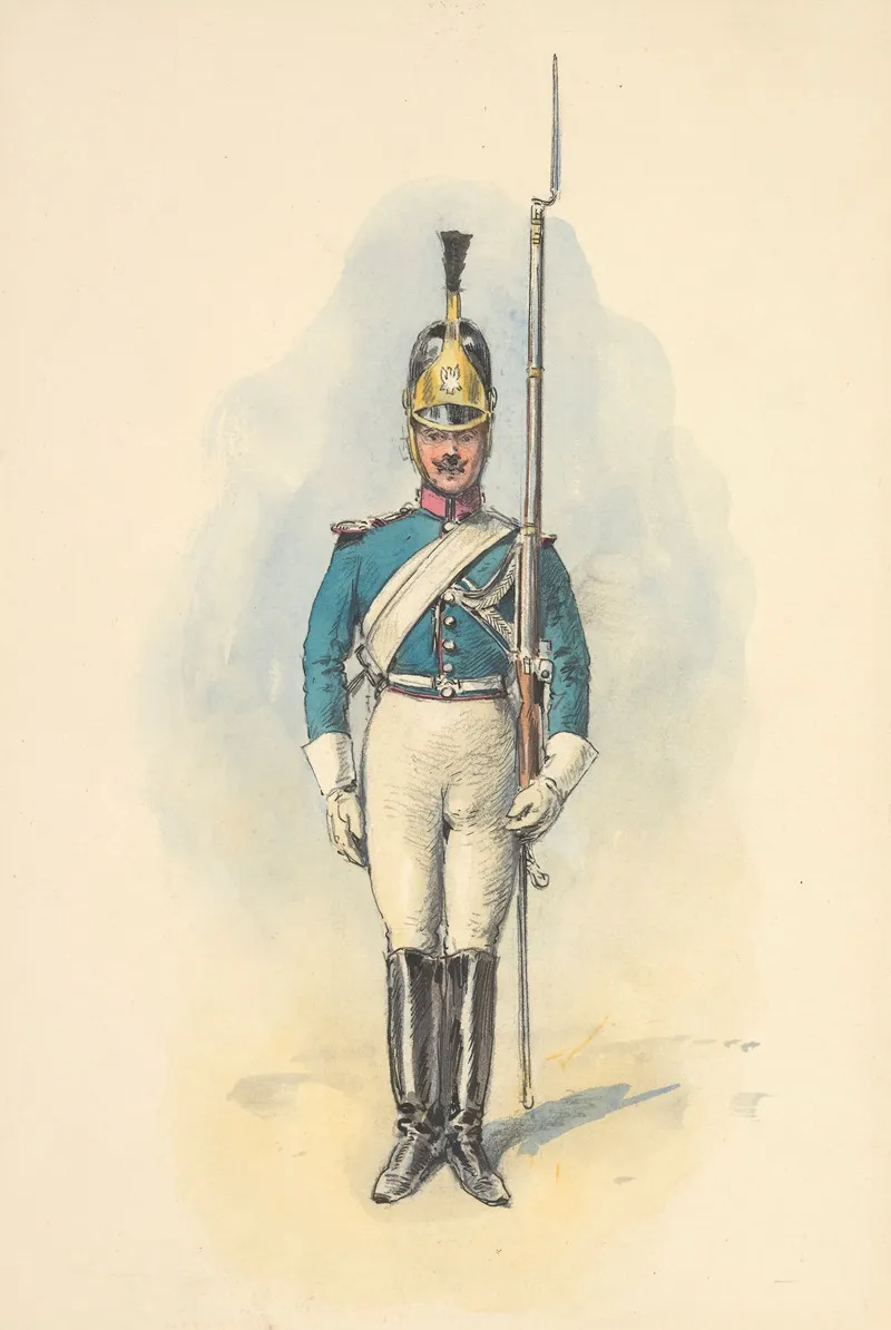 Zandarm W Ubiorze Paradnym 1815 1827