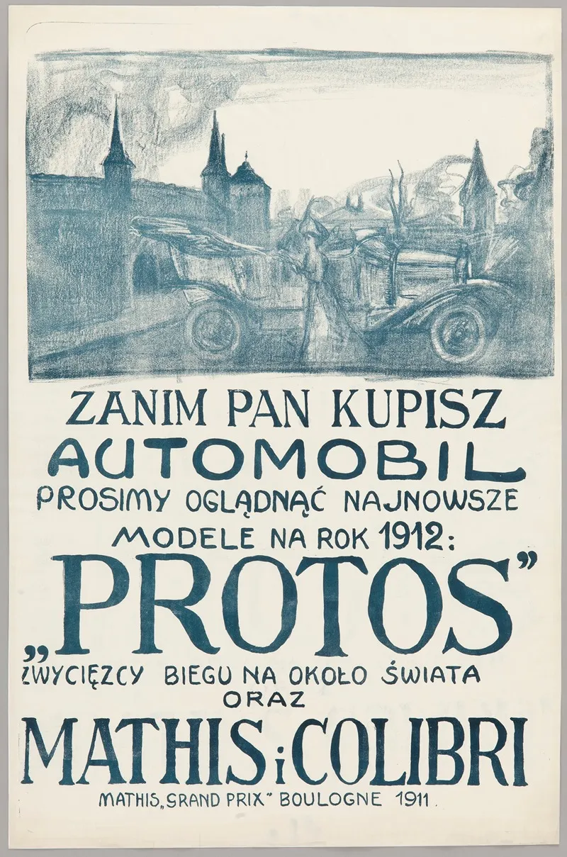 Zanim Pan Kupisz Automobil Wall Art by Anonymous - High-Resolution Digital Print