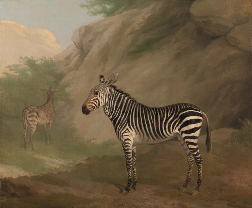 Zebra 2 Wall Art by Jacques-Laurent Agasse - High-Resolution Digital Print