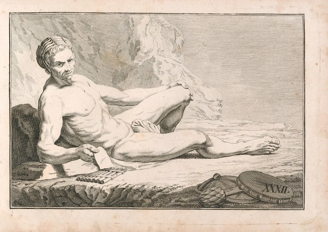 Zeichenbuch Für Künstler Und Liebhaber Der Freyen Handzeichnung Pl 32 Wall Art by Johann Quirin Jahn - High-Resolution Digital Print