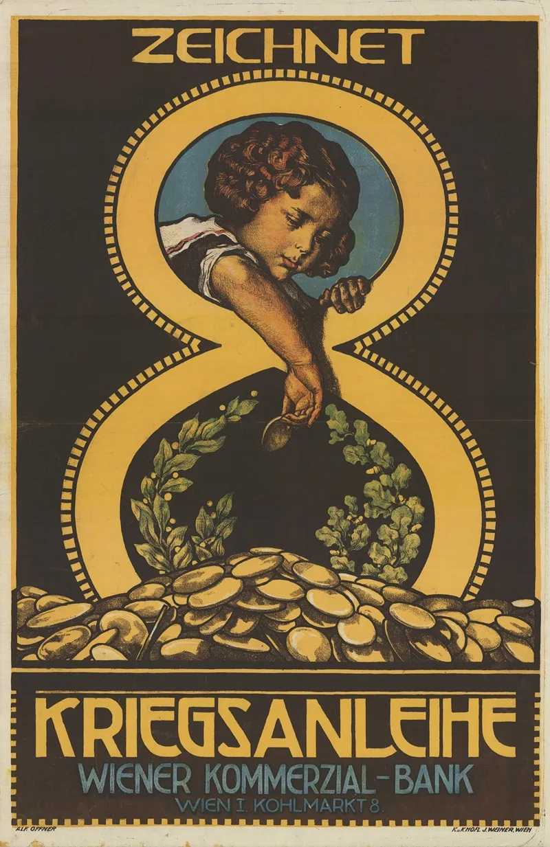 Zeichnet 8 Kriegsanleihe 2 Wall Art by Alfred Offner - High-Resolution Digital Print