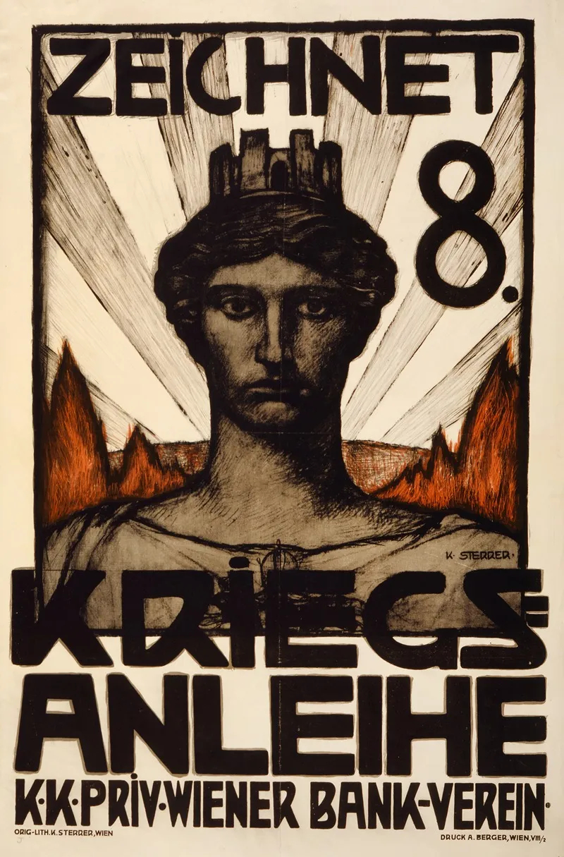 Zeichnet 8 Kriegsanleihe Wall Art by Karl Sterrer - High-Resolution Digital Print