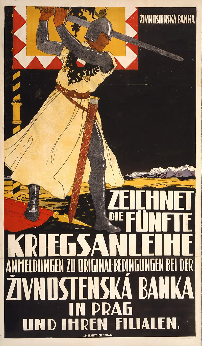 Zeichnet Die Funfte Kriegsanleihe Zivnostenska Banka In Prag Und Ihren Filialen Wall Art by Anonymous - High-Resolution Digital Print