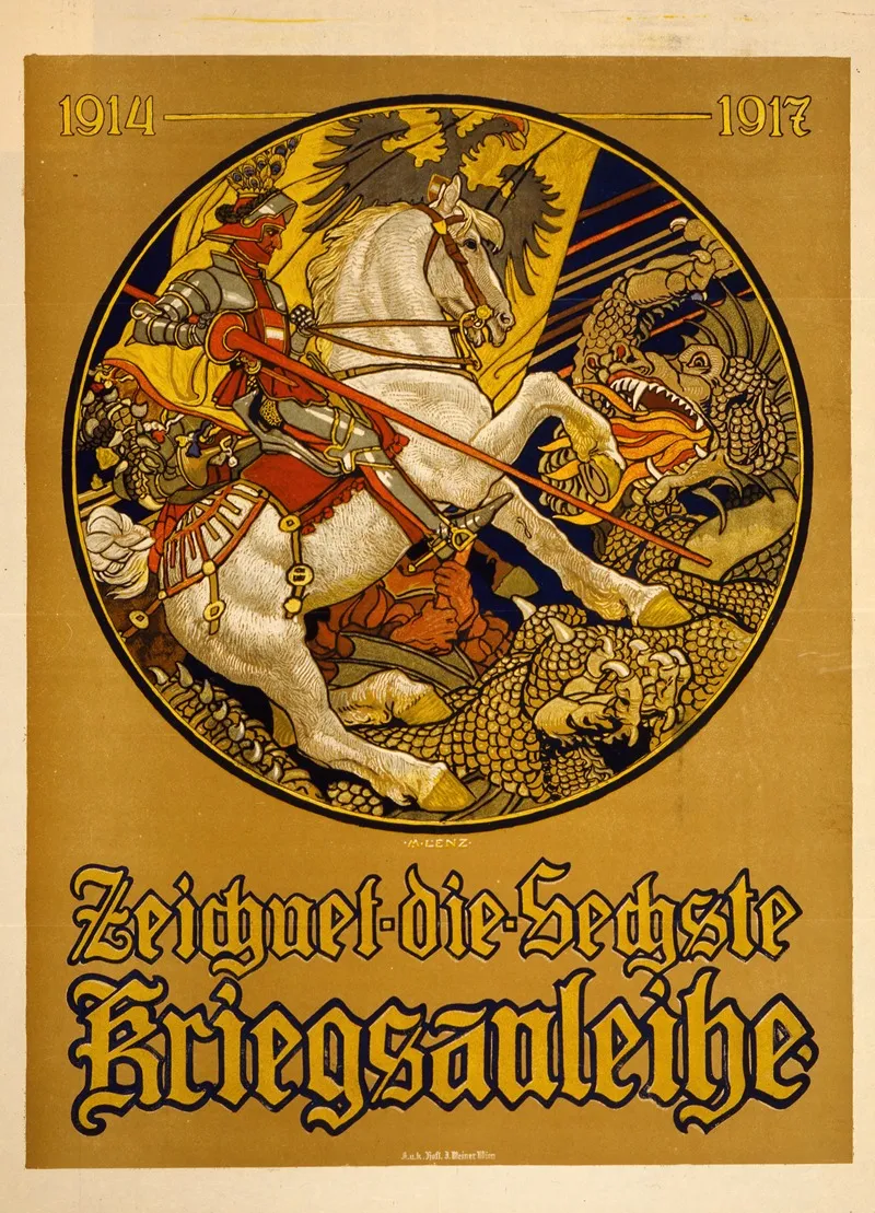 Zeichnet Die Sechste Kriegsanleihe 1914 1917