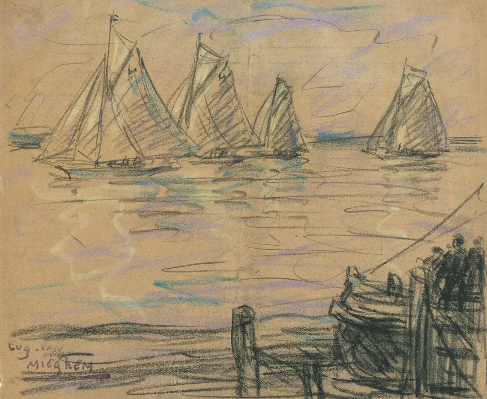 Zeilschepen Op De Schelde