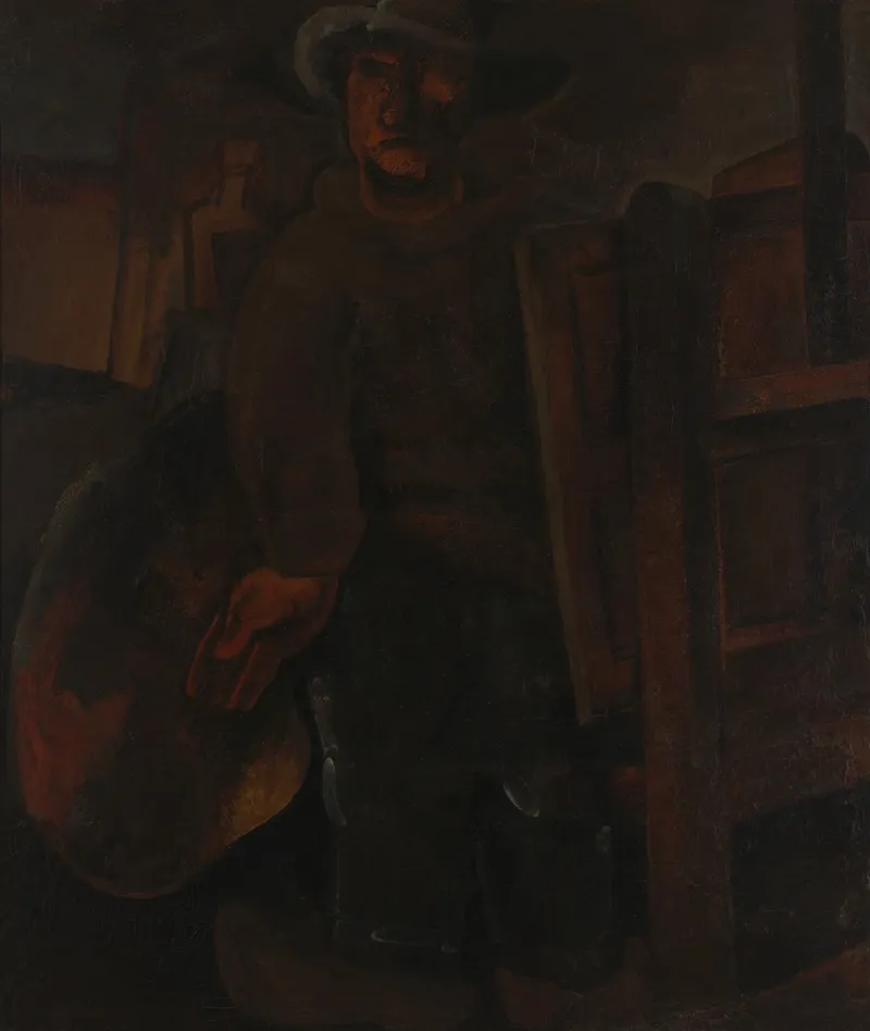 Zelfportret 9 Wall Art by Constant Permeke - High-Resolution Digital Print