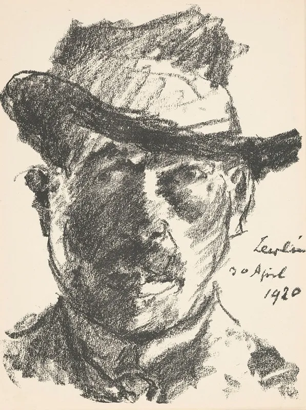 Zelfportret Lovis Corinth Wall Art by Lovis Corinth - High-Resolution Digital Print