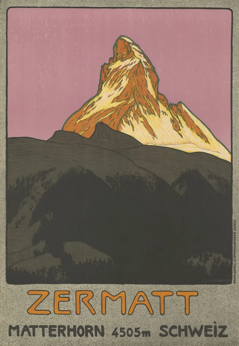 Zermatt Matterhorn 4505m Schweiz
