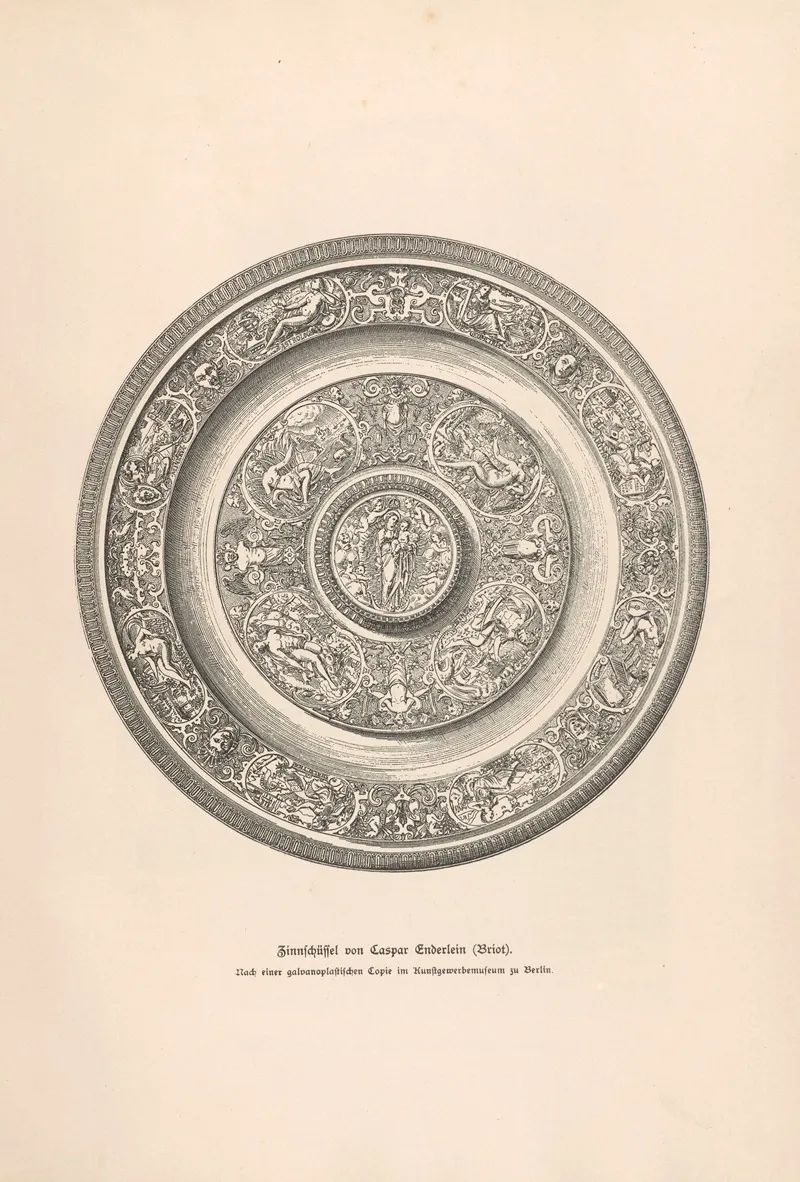 Zinnschussel Von Kaspar Enderlein Briot Wall Art by Jakob von Falke - High-Resolution Digital Print