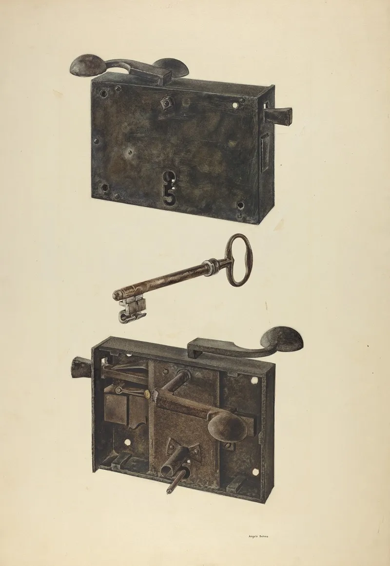 Zoar Lock W Key