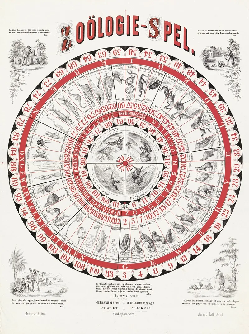 Zoologie Spel Wall Art by Amand - High-Resolution Digital Print