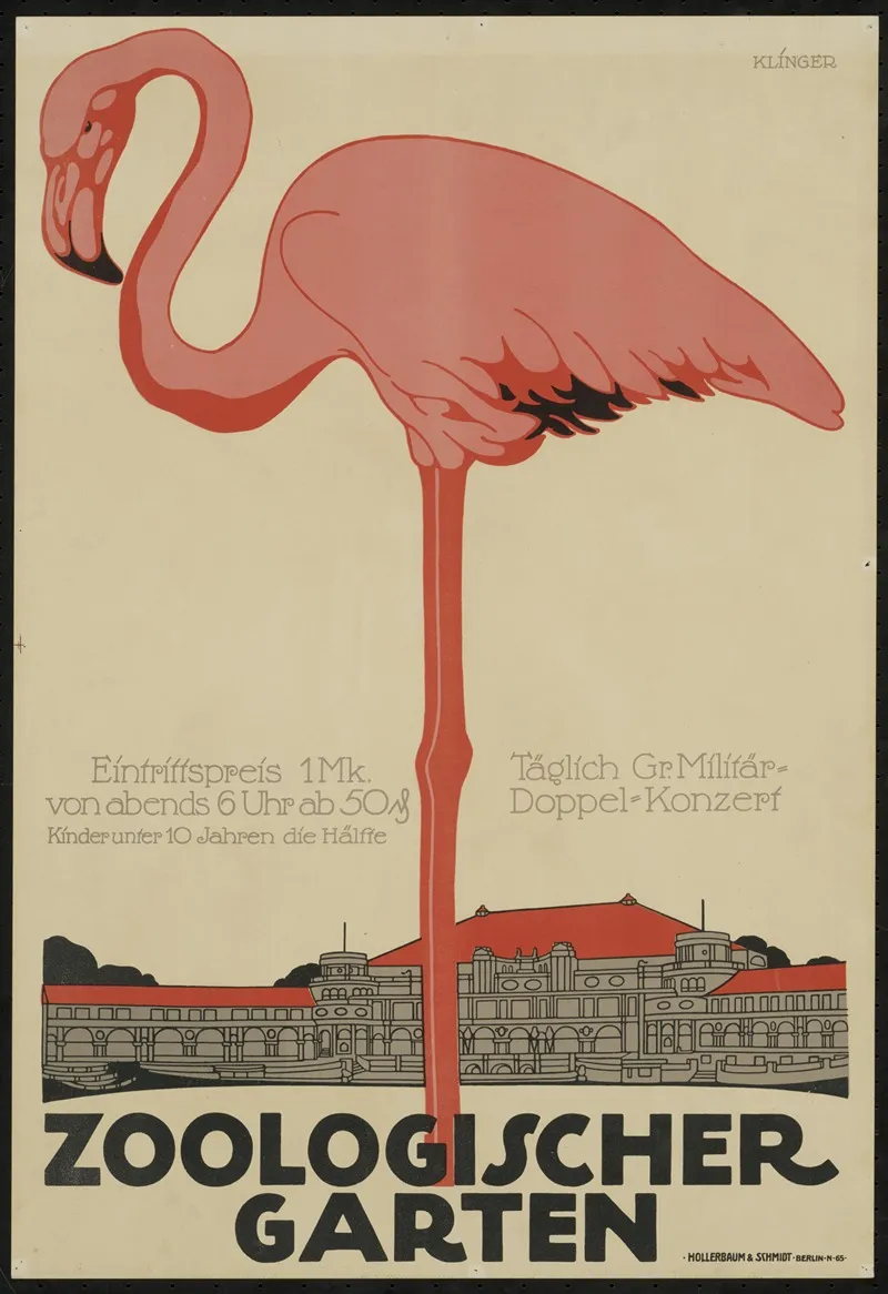 Zoologischer Garten 3 Wall Art by Julius Klinger - High-Resolution Digital Print