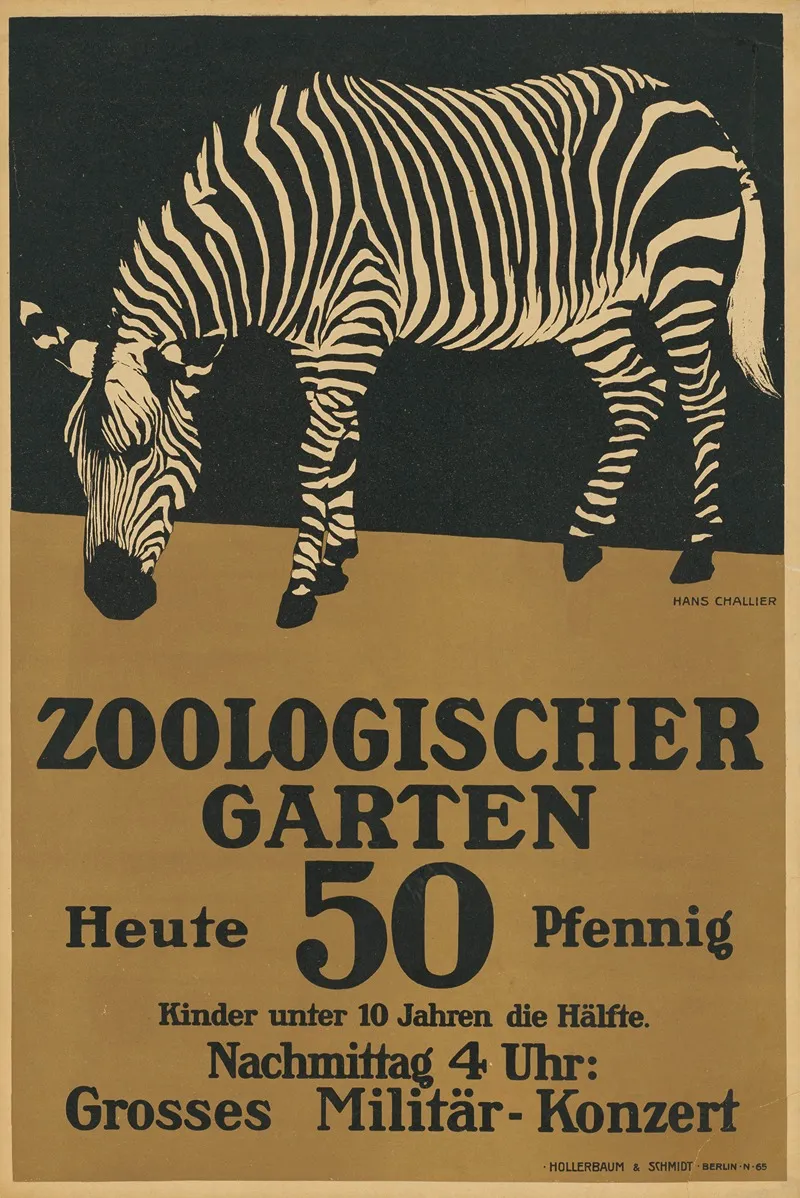 Zoologischer Garten Grosses Militarkonzert Wall Art by Hans Challier - High-Resolution Digital Print