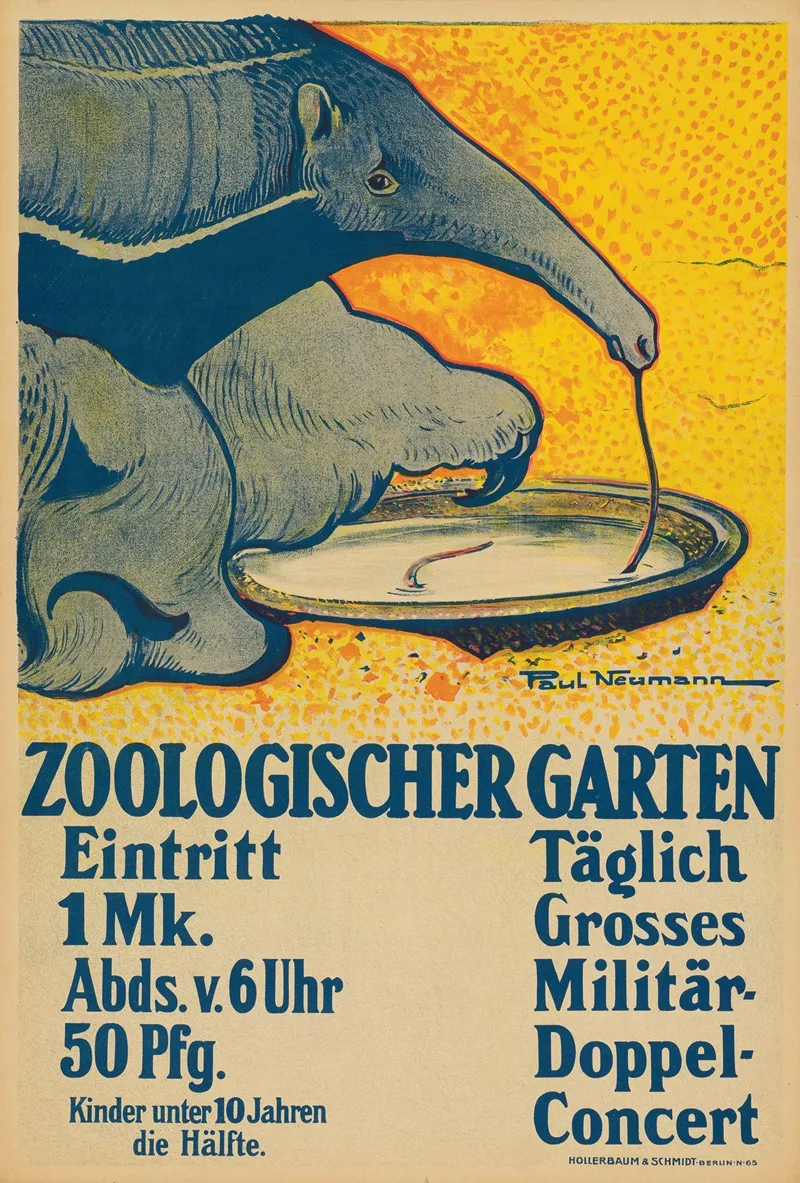 Zoologischer Garten Taglich Groses Militar Doppel Konzert Wall Art by Paul Neumann - High-Resolution Digital Print