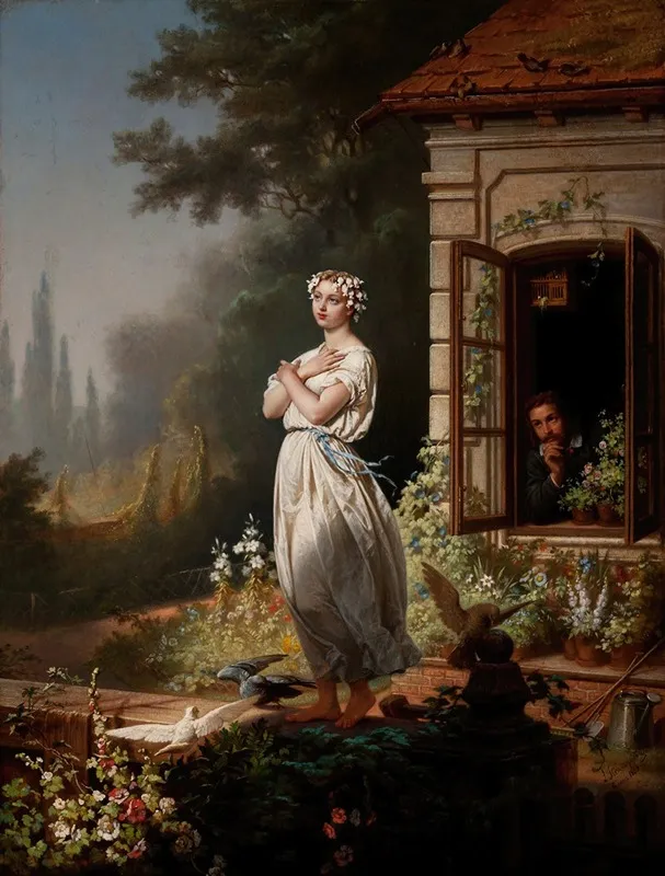 Zosia In The Morning Wall Art by Leonard Ludwik Straszyński - High-Resolution Digital Print