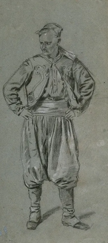 Zouave 2 Wall Art by Winslow Homer - High-Resolution Digital Print