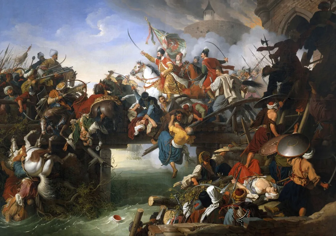 Zrinyis Charge From The Fortress Of Szigetvar