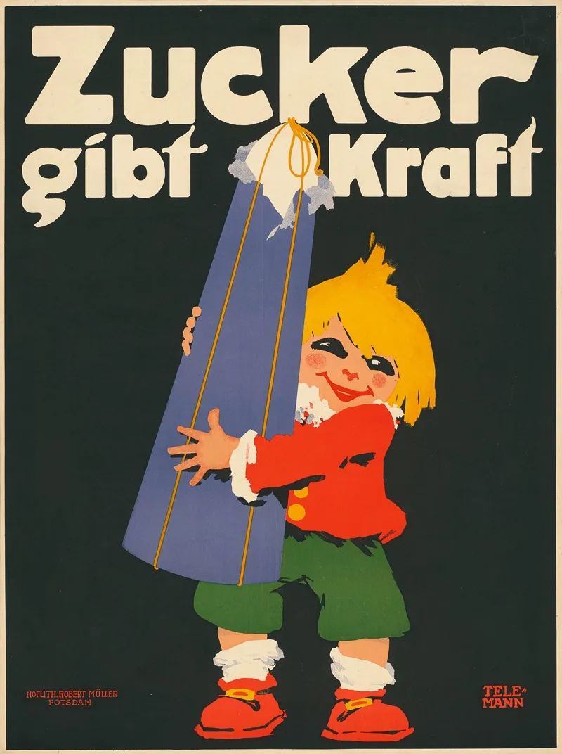 Zucker Gibt Kraft Wall Art by Paul Telemann - High-Resolution Digital Print