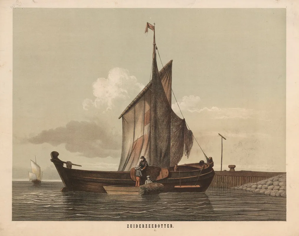 Zuiderzeebotter Wall Art by Hendrik Jan van Lummel - High-Resolution Digital Print