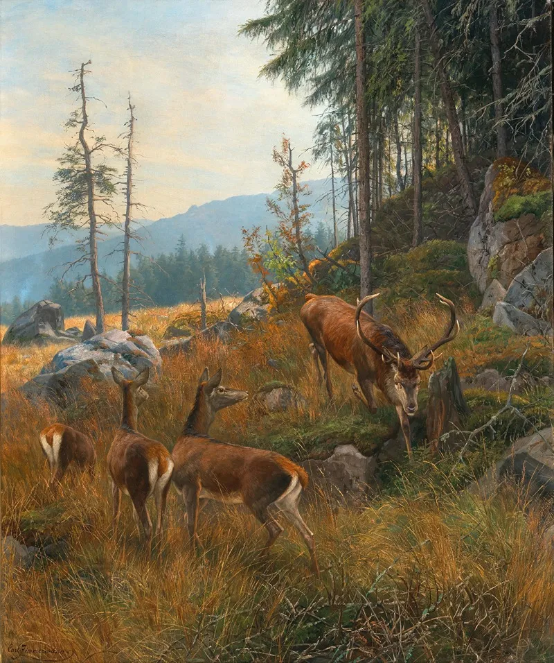 Zum Rudel Wall Art by Carl Zimmermann - High-Resolution Digital Print