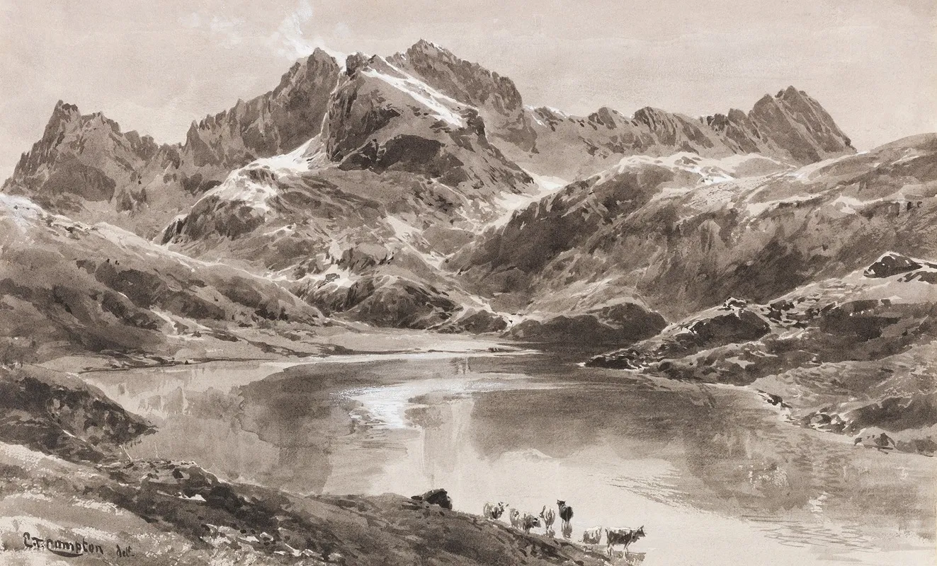 Zursersee Gegen Die Wildgrubenspitze