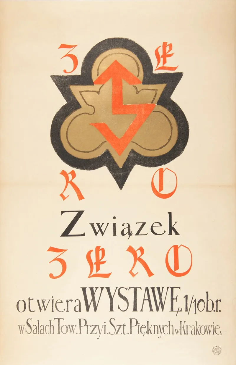 Zwiazek Zero Wall Art by Jan Bukowski - High-Resolution Digital Print