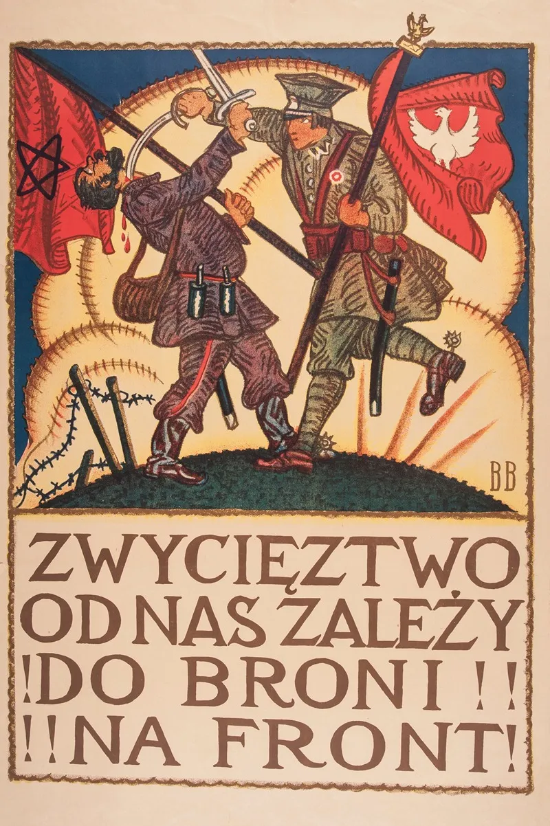 Zwyciestwo Od Nas Zalezy Do Broni Na Front Wall Art by Anonymous - High-Resolution Digital Print