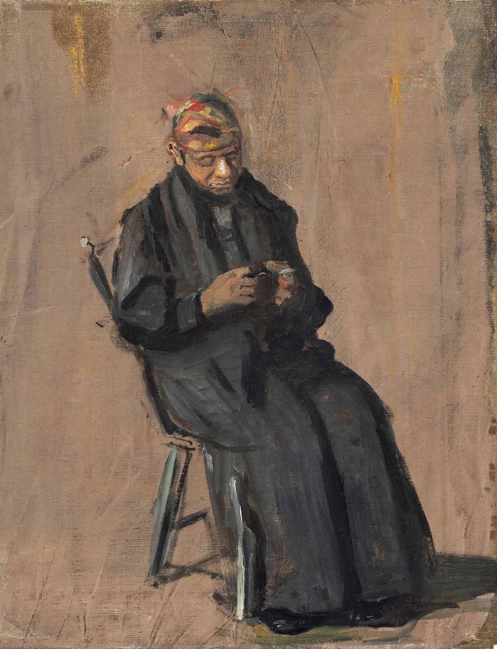 The Chaperone Wall Art by Thomas Eakins - Canvas Print
