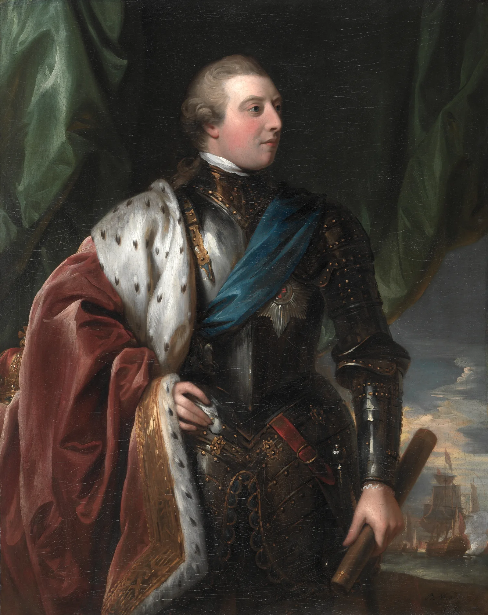 George Iii Wall Art by Benjamin West - Canvas Print
